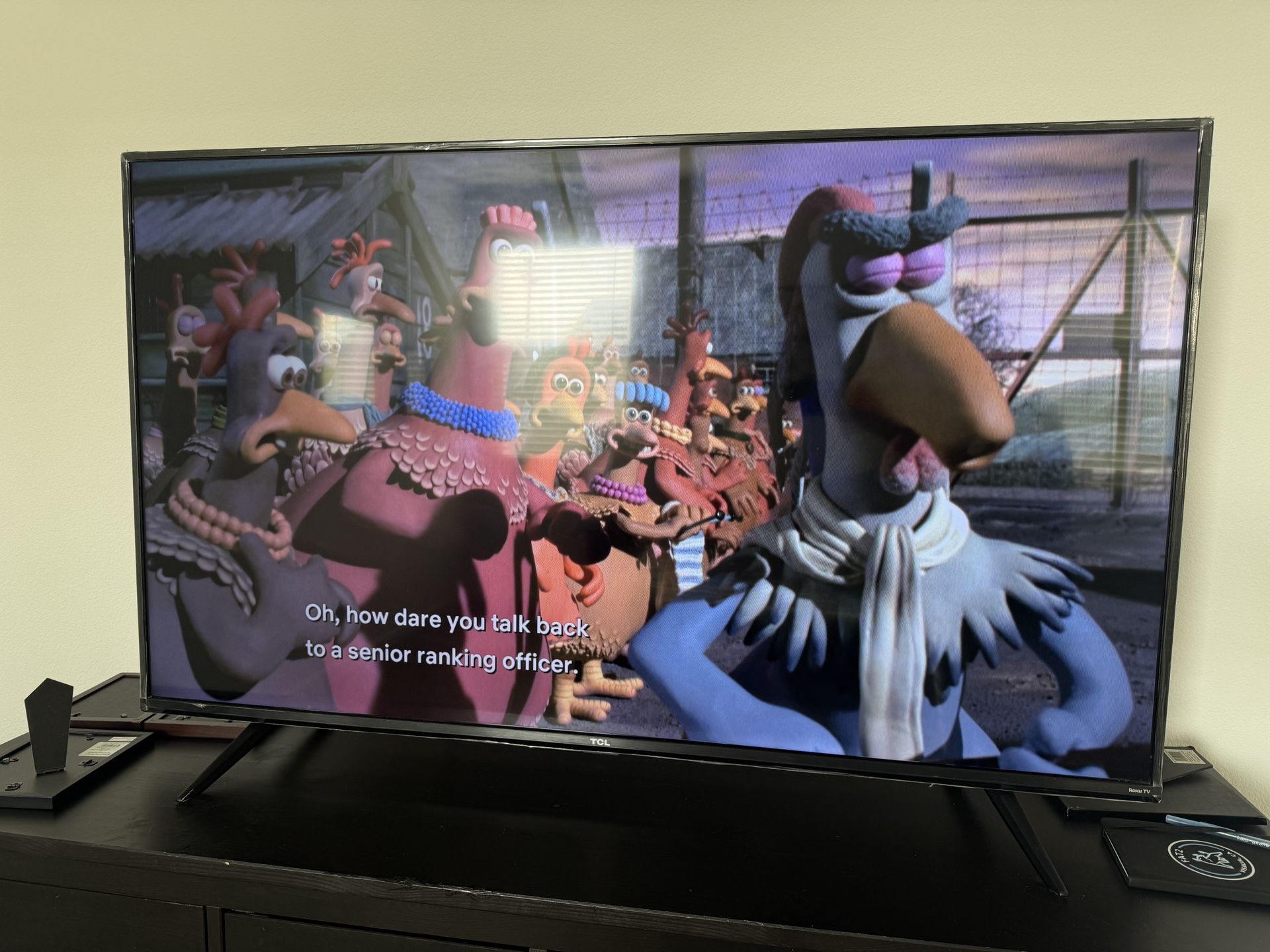 55β TCL Roku Smart Tv With Remote