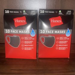 New Hanes Face Masks