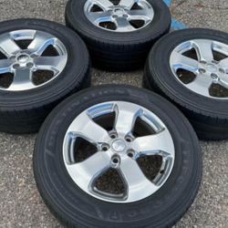 18” DODGE DURANGO JEEP GRAND CHEROKEE COMMANDER WRANGLER WE FINANCE SET RIMS WHEELS TIRES 