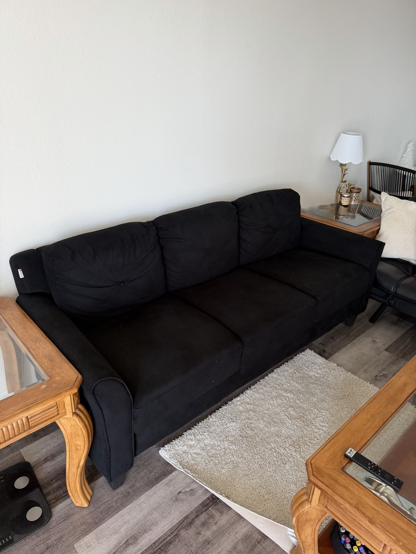 Black couch