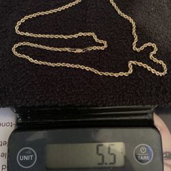 22in Gold Rope Chain