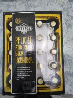 SL Eisblock Beer And Soda Bottle Ice Mold Form