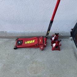 3 Ton Low Profile Jack With Jack Stands 