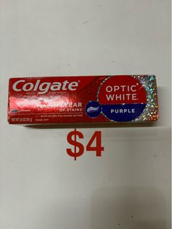 Colgate Optic White Purple Toothpaste 3.8oz