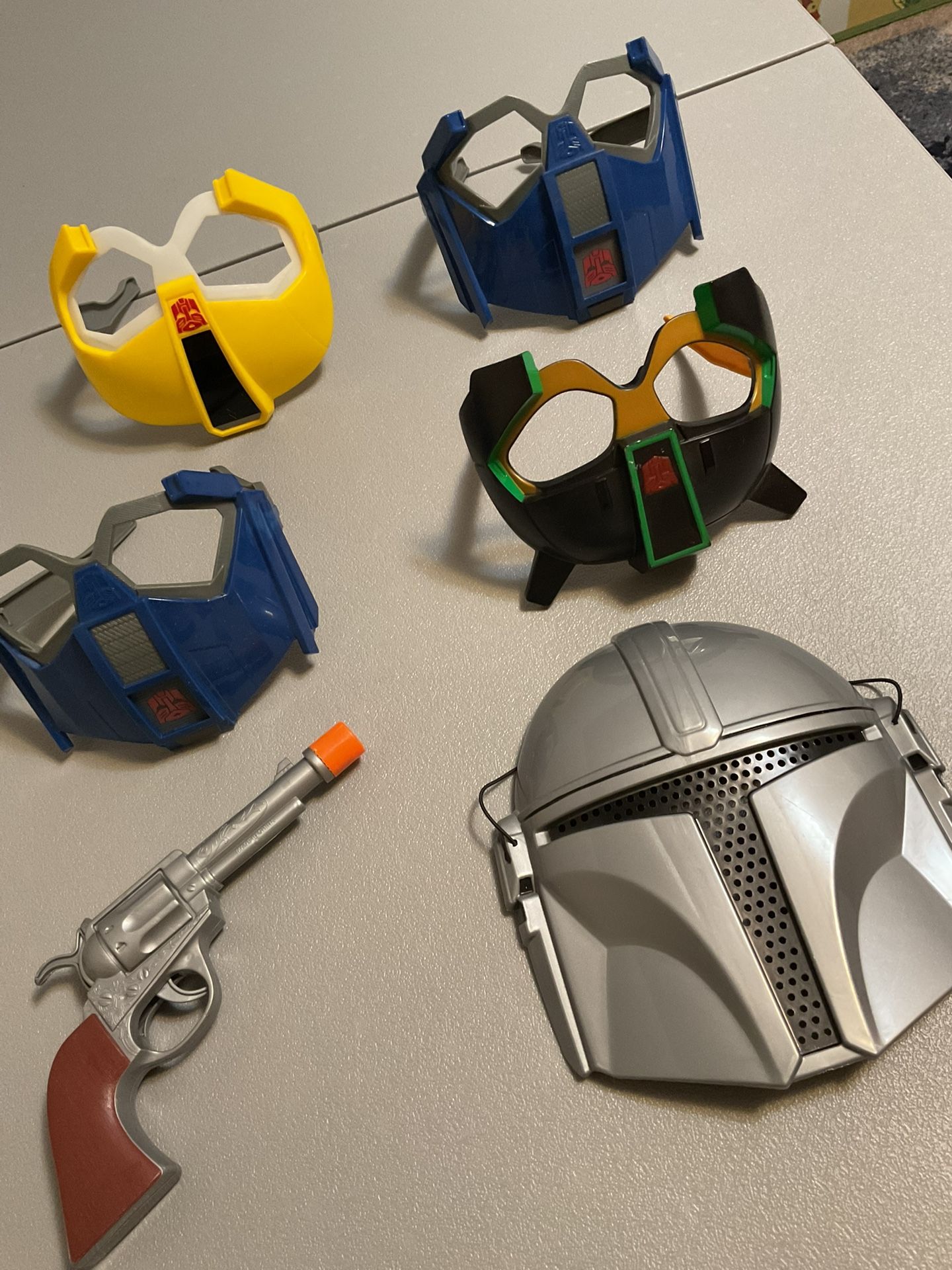 Face Masks- Transformers And Mandelorian- All For $3