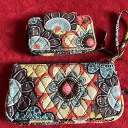 Vera Bradley Flower Shower POUCH PURSE CREDIT CARD WALLET ‼️ MOTHER'S DAY GIFT ‼️ Like NEW ‼️ See HUGE Collection