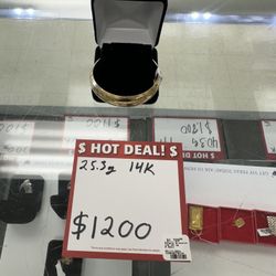 14k 25.3g Bangle 