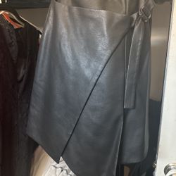 Faux Leather BCBG Skirt 