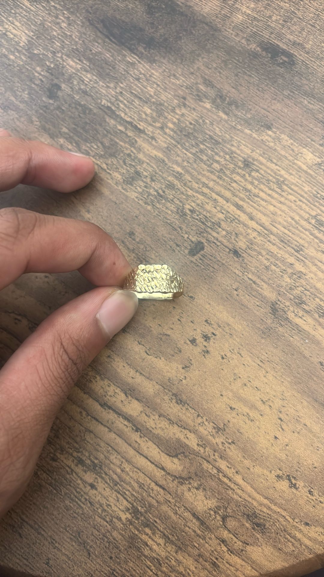 10K Gold Nugget Ring