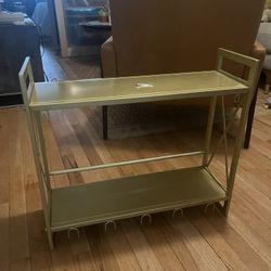Free Gold Wall Mount Wine Rack Shelves