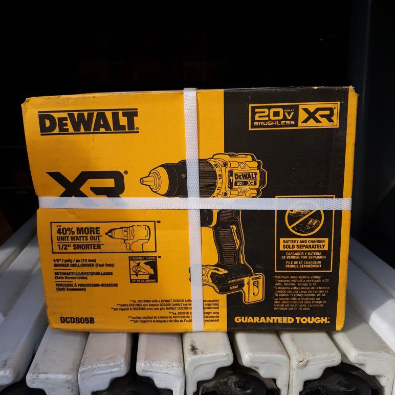 Brand New Dewalt 1/2 In Hammer Drill