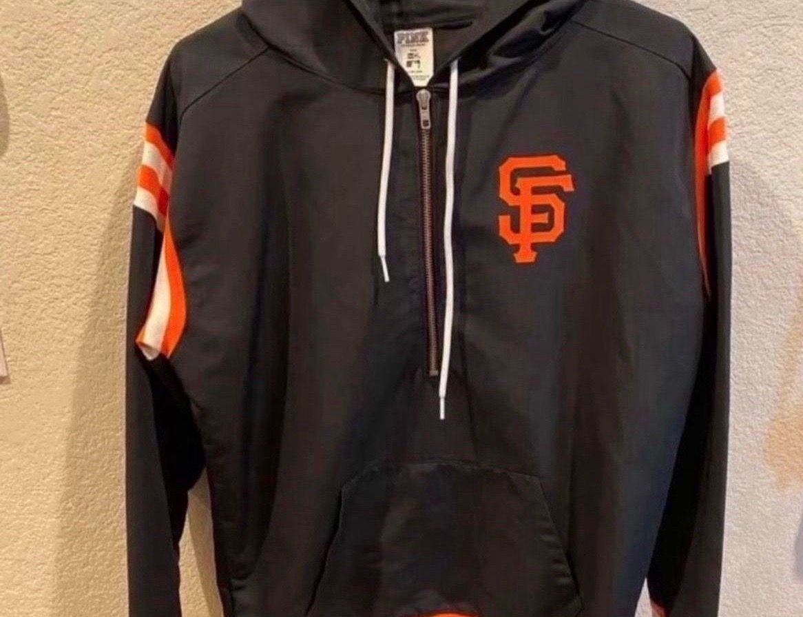 NEW VICTORIAS SECRET SF GIANTS XS WINDBREAKER JACKET