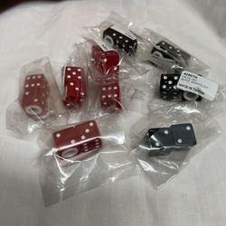 Dice , Valve caps for Bike tires