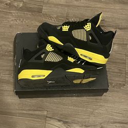 Yellow Thunder Jordan 4s