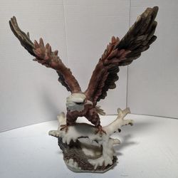 Bald Eagle On Branch Figurine - Please Read 