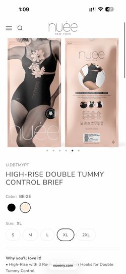 HIGH-RISE DOUBLE TUMMY CONTROL BRIEF Xl fits L