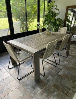 Restoration hardware Outdoor dining table