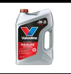 Valvoline MaxLife Full Synthetic High Mileage 0W-20 Motor Oil 5 Quart