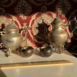 Tea & Coffee Set With Creamer & Sugar 