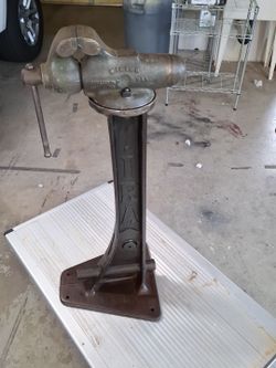 Wilton bullet vise and cast iron stand
