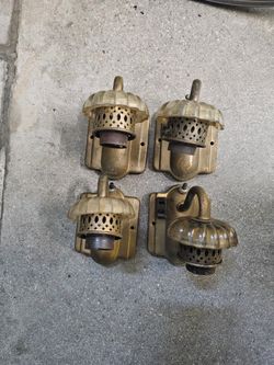 4 Vintage Wall Sconces.
