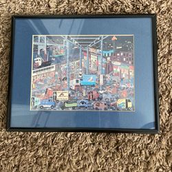 Framed Print South Street Seaport NYC
