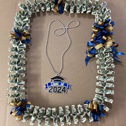 Graduation  Lei All Difference Kind Of Ribbon Money Lei 