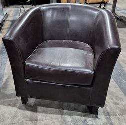 Brown Leather Couch