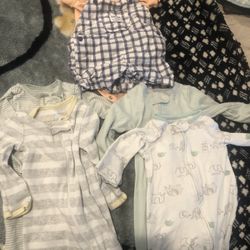 Baby Pajamas 0-3 Months