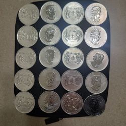 2012 Canada 3/4 Oz 999.9 Silver Coins.  $35 Each 