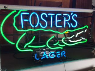 Working neon bar lights.