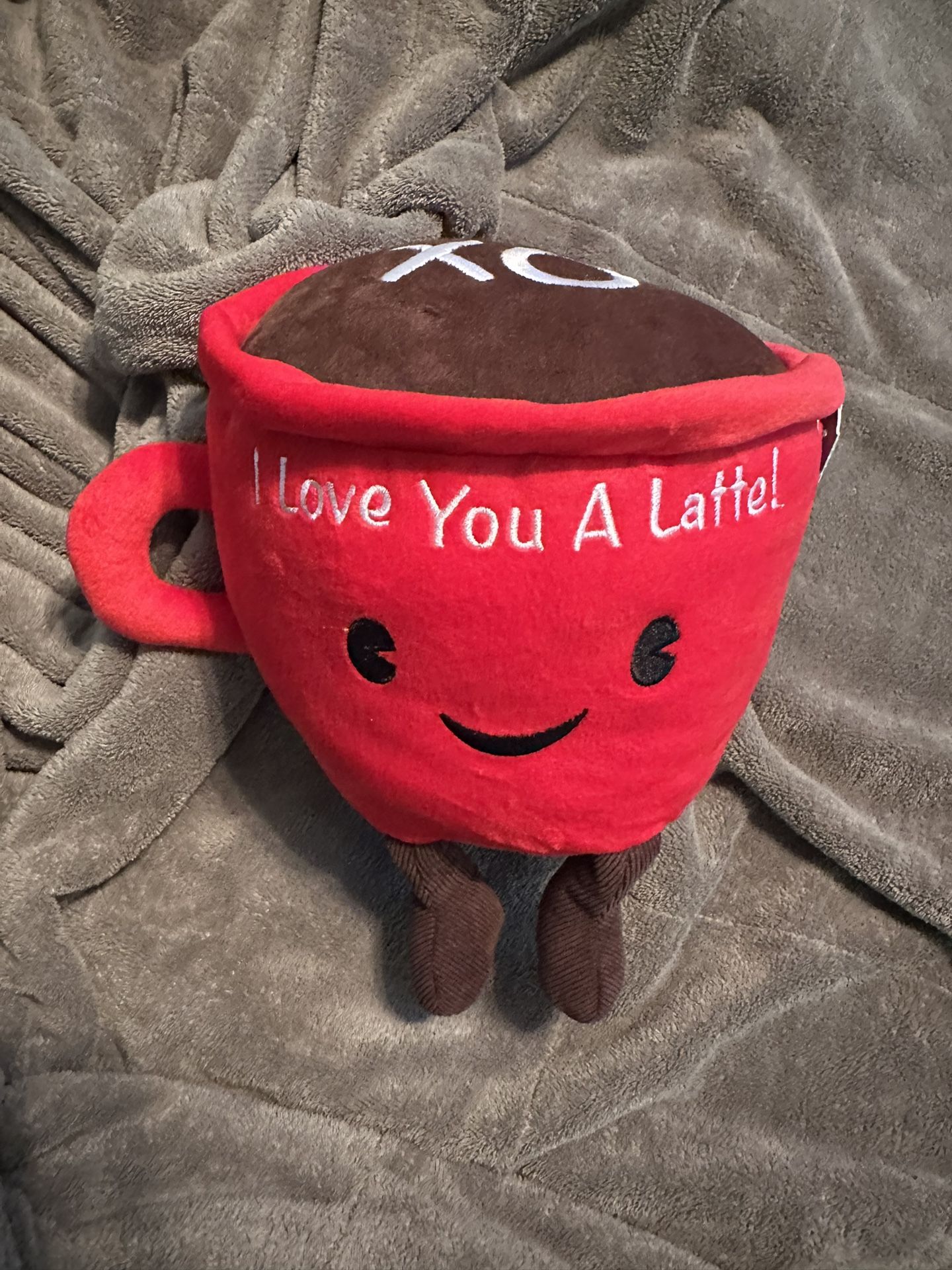 New “Love You A Latte” Stuffie Valentines Birthday Anniversary Special Occasion