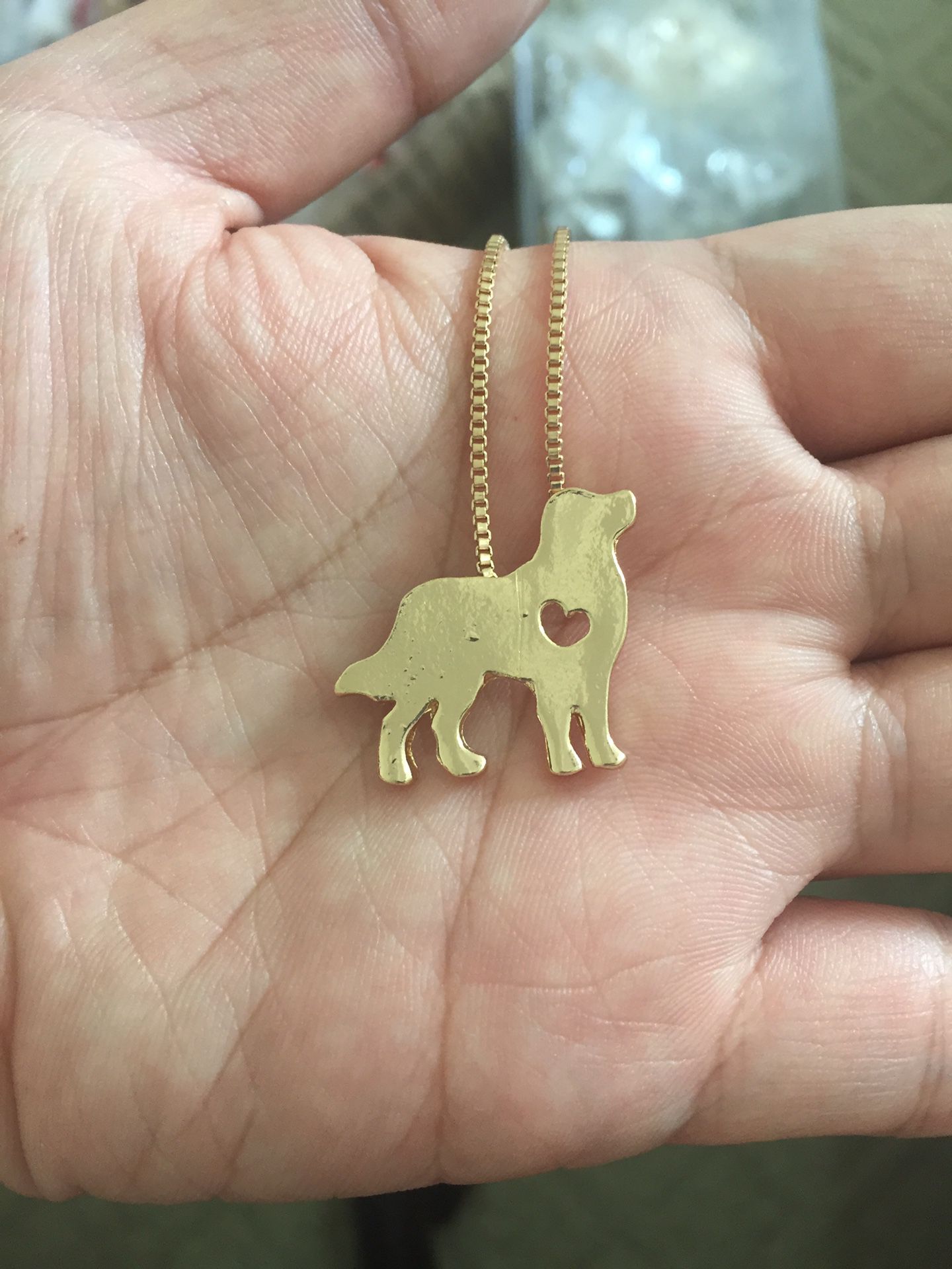 Pet Dog Puppy Golden Retriever Necklace
