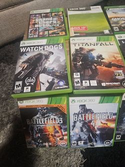 Collection of 9 Xbox  360 video games