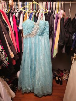 Blue Ball Gown