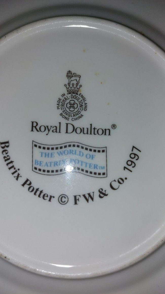 Royal Doulton Beatrice Potter Plate