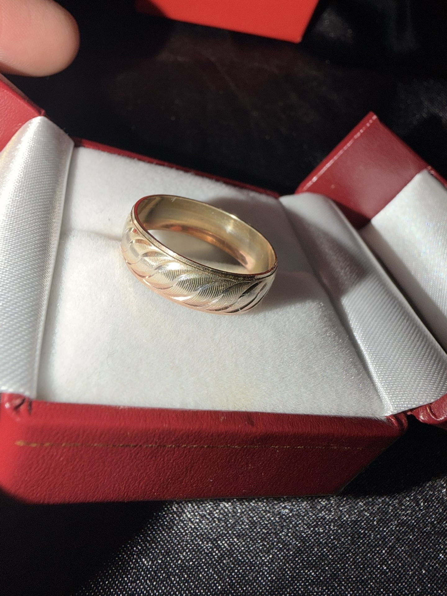 Gold And Rose Gold Ring 10kt