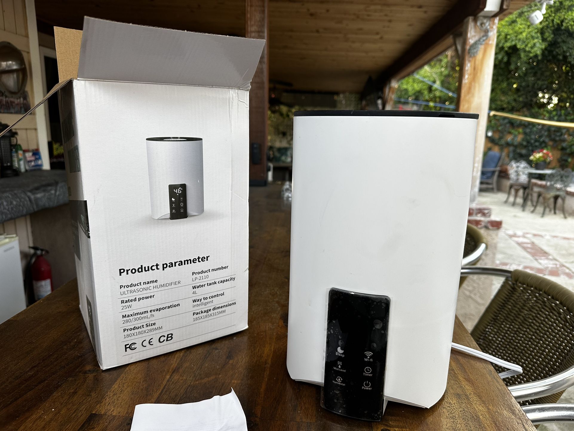 Ultrasonic Humidifier 4L – Large Capacity Mist Humidifier