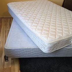 Full Size Mattress, Box spring, Frame