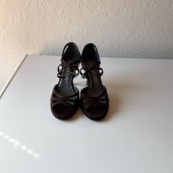 Dark Brown High Heel Shoes