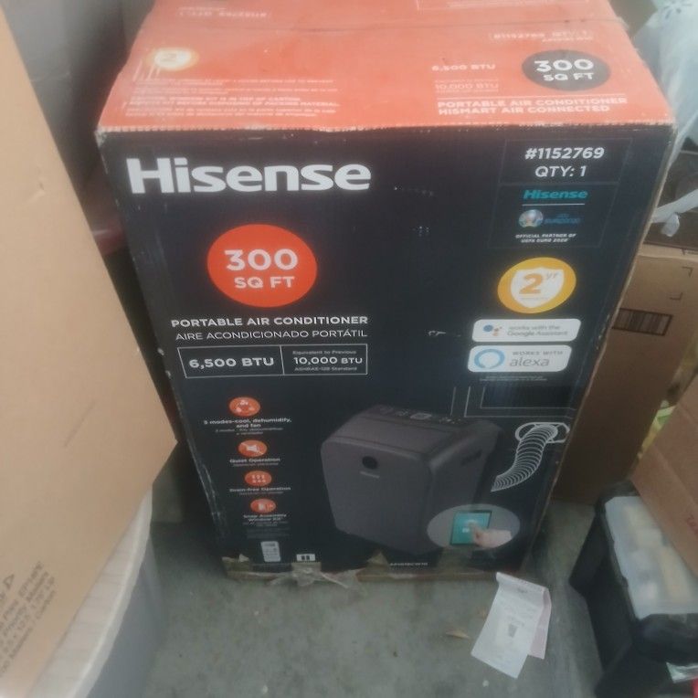 Hisense 10000/6500 BTU 300 SQ FT Air Conditioner