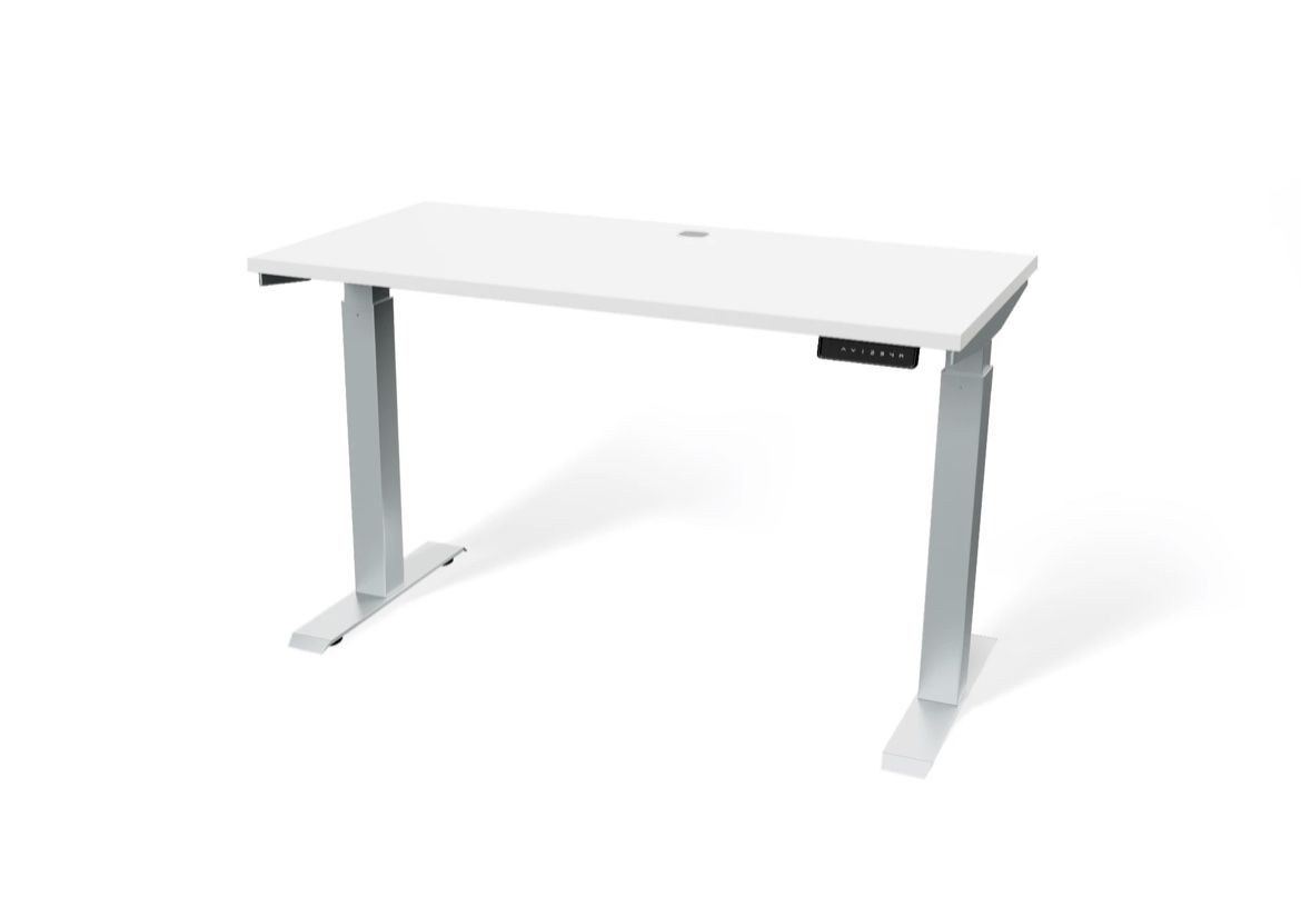 Excellent White Electric Standing Desk