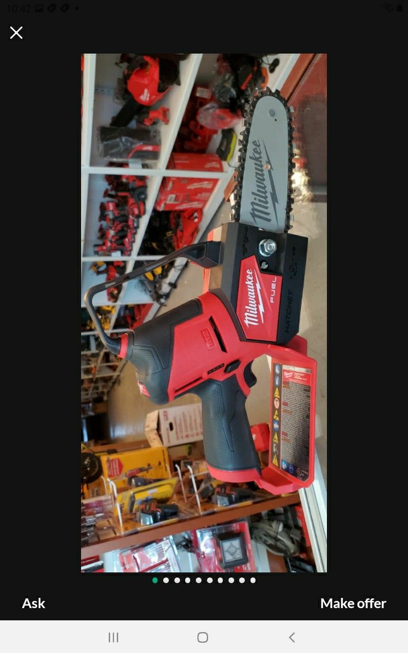 MILWAUKEE M12 HATCHET FUEL BRUSSHLES TOOL ONLY SOLO LA HERRAMIENTA