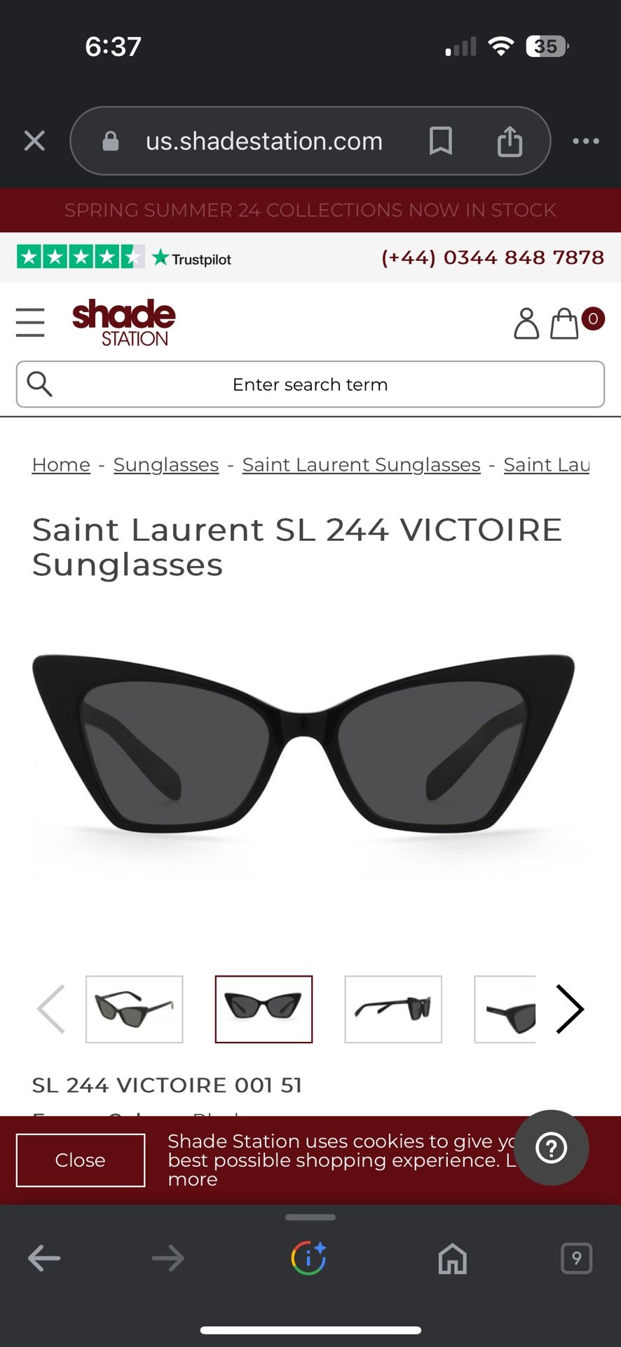 Saint Laurent Cat Eye sunglasses 