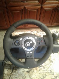 Logi tech GT force pro Gaming wheel.