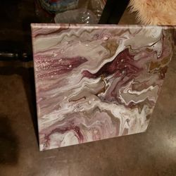 Pink Pour Paint