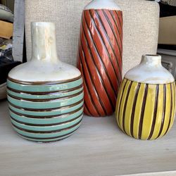 Brand New. Trio Ceramic Pots.