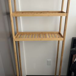 Two-level Wooden Shelf 