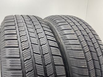 Matching pair used tires P265/65R18 114T Michelin Defender LTX M/S 2656518