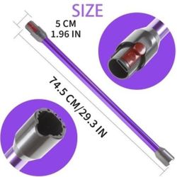 Unikstone Replacement Wand Compatible with Dyson V12 Detect Slim/V10 Digital Slim Cordless Stick Vacuum Cleaner, Quick Release Vacuum (Purple New).

N